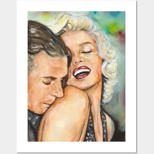 Marilyn Monroe and Laurence Olivier Posters and Art